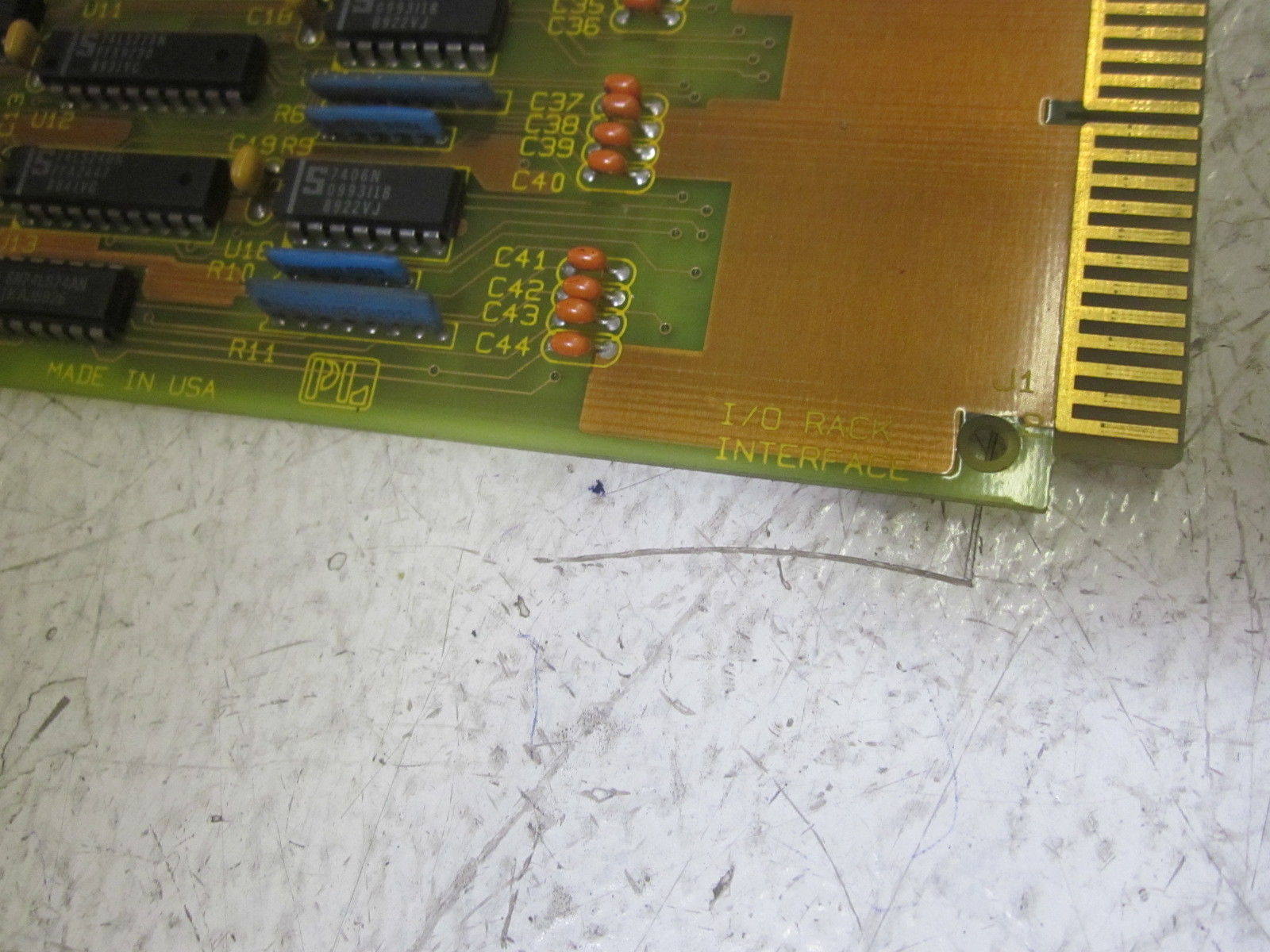 PRO-LOG PL TEK 110414-001 REV.C I/O RACK INTERFACE CARD  UNMP