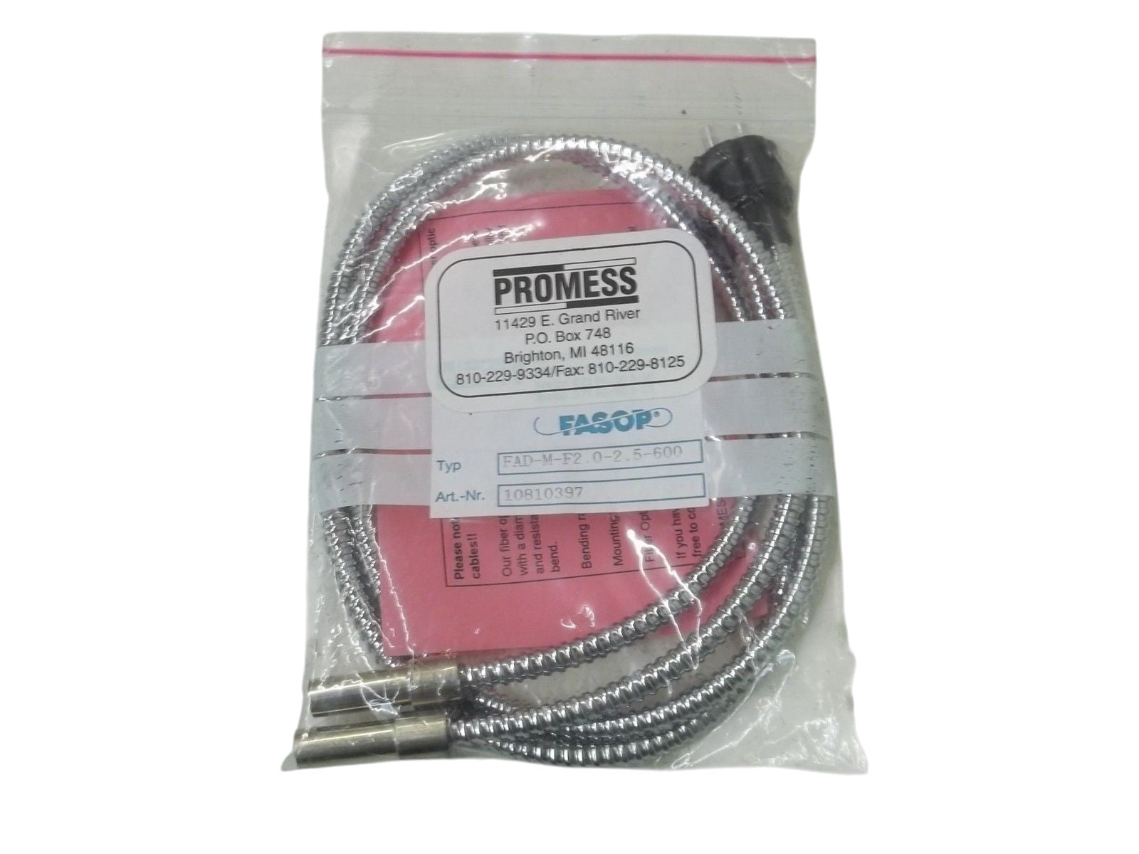 PROMESS FAD-M-F2.0-2.5-600 FIBER CABLE NSMP