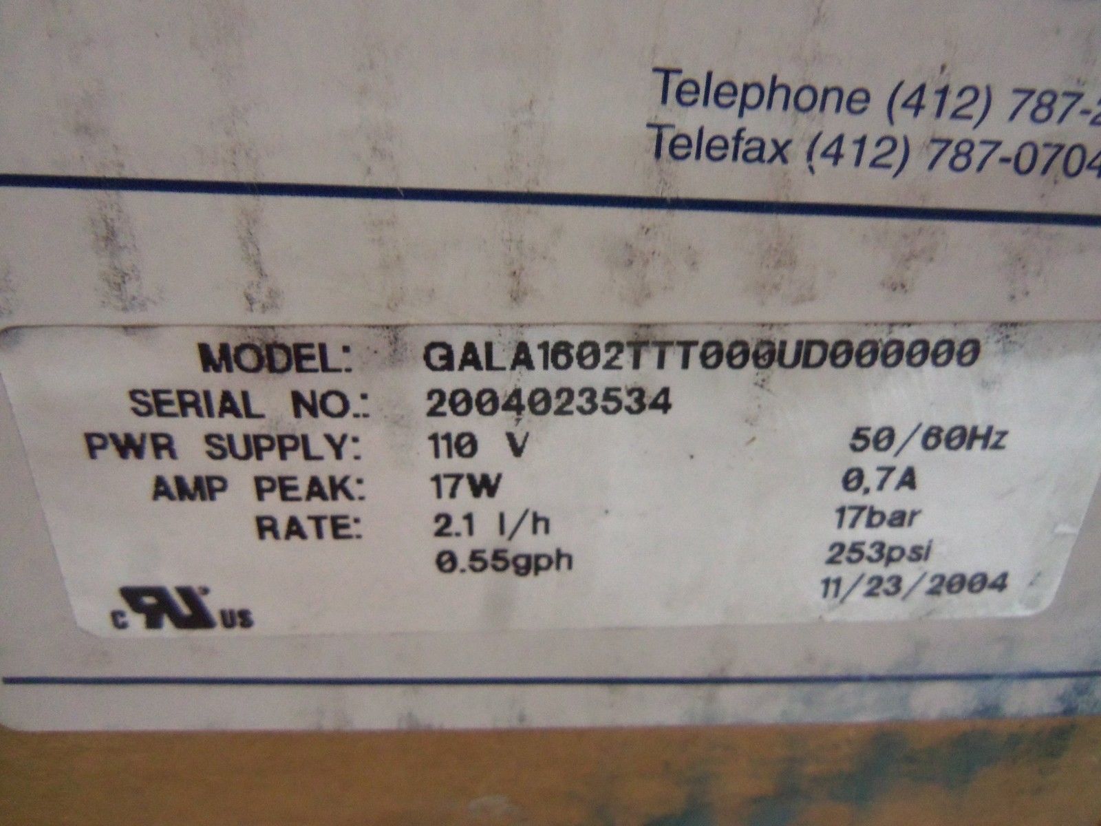 PROMINENT GALA1602TTT000UD000000 NSMP