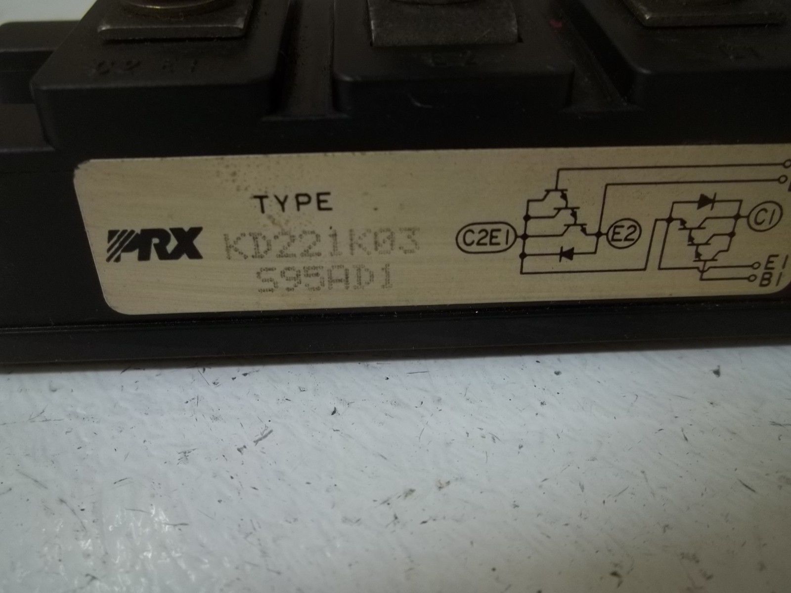 PRX KD221K03 TRANSISTOR MODULE (AS PICTURED)  UNMP