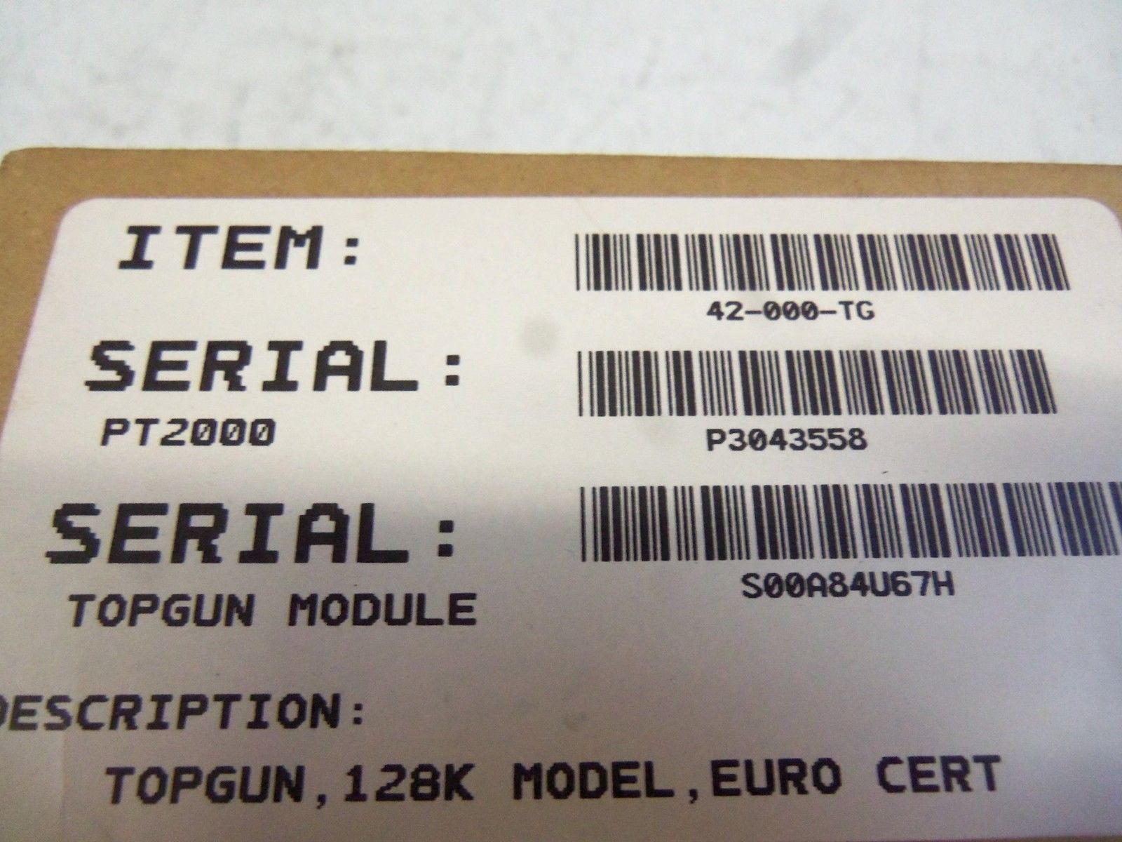 PSC 42-000-TG PORTABLE DATA TERMINAL PT 2000 NSMP