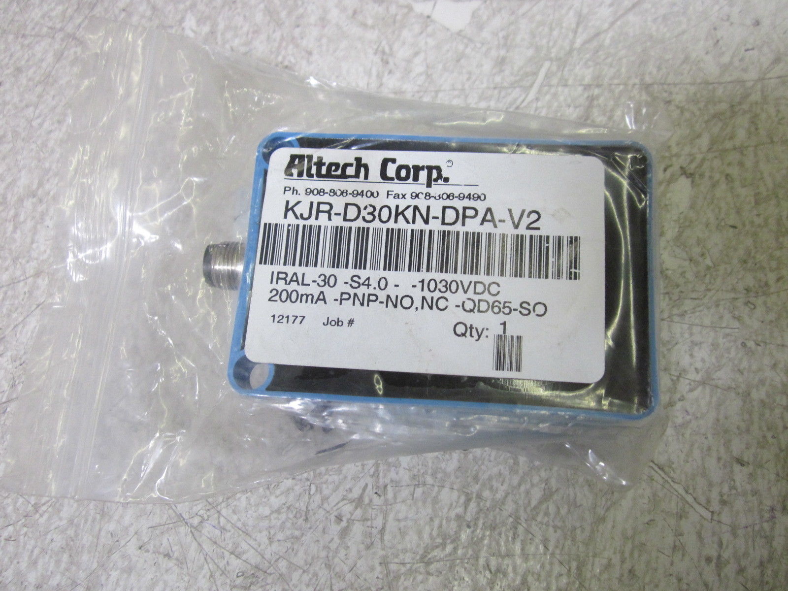 PULSATRONIC KJR-D30KN-DPA-V2 INDUCTIVE RING SENSOR NSMP