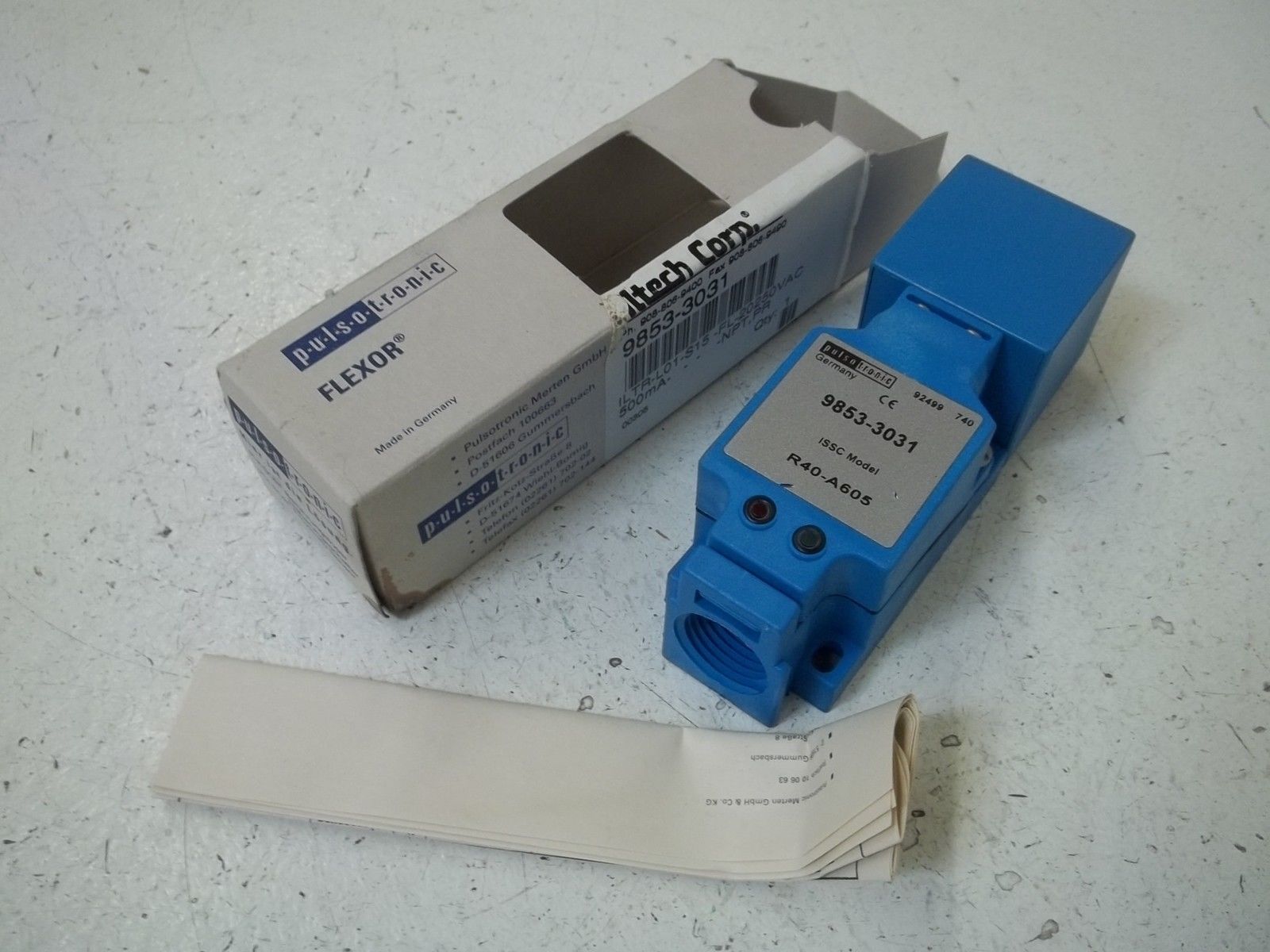 PULSOTRONIC 9853-3031 PROXIMITY SENSOR NSMP