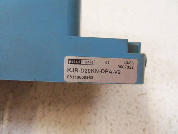 PULSOTRONIC KJR-D20KN-DPA-V2  INDUCTIVE RING SENSOR *USED*