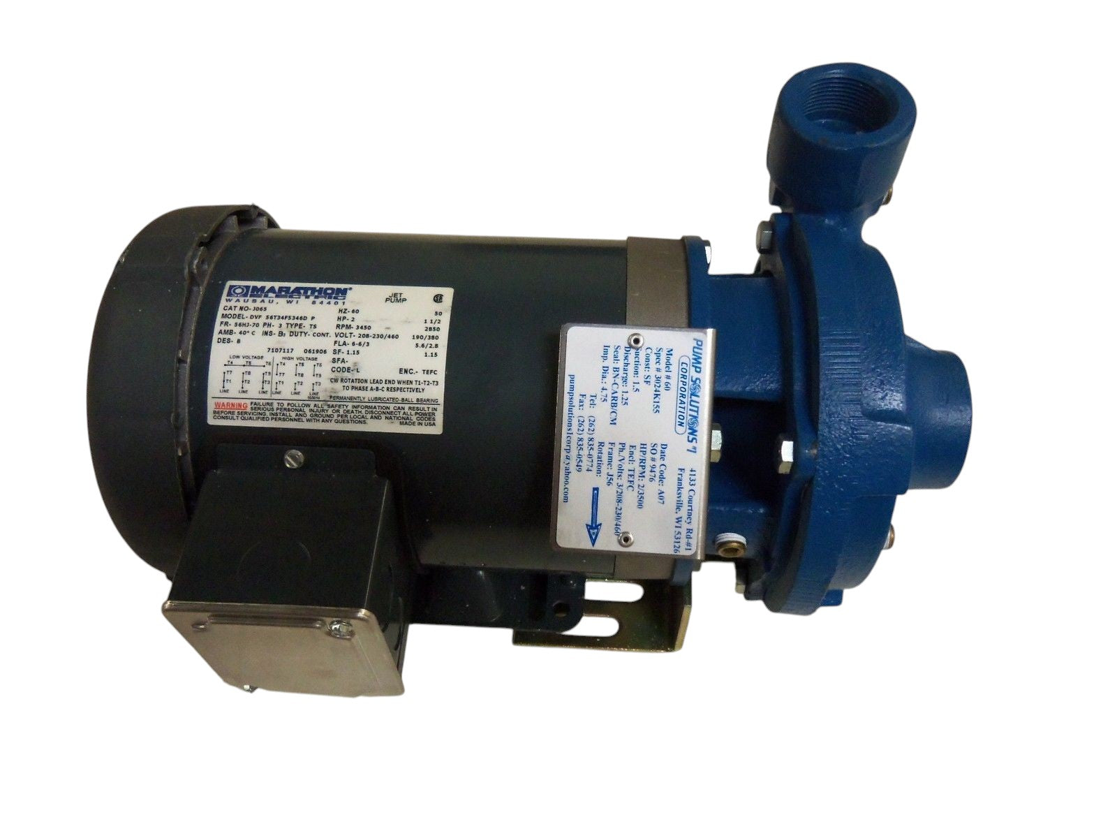 PUMP SOLUTIONS 60 PUMP UNMP