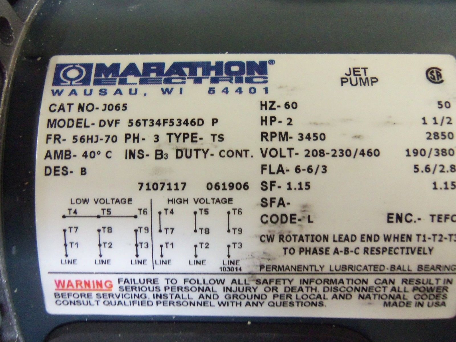 PUMP SOLUTIONS 60 PUMP UNMP