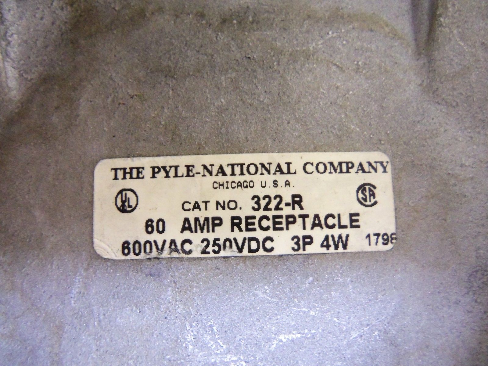 PYLE NATIONAL 322-R CONDUIT UNMP