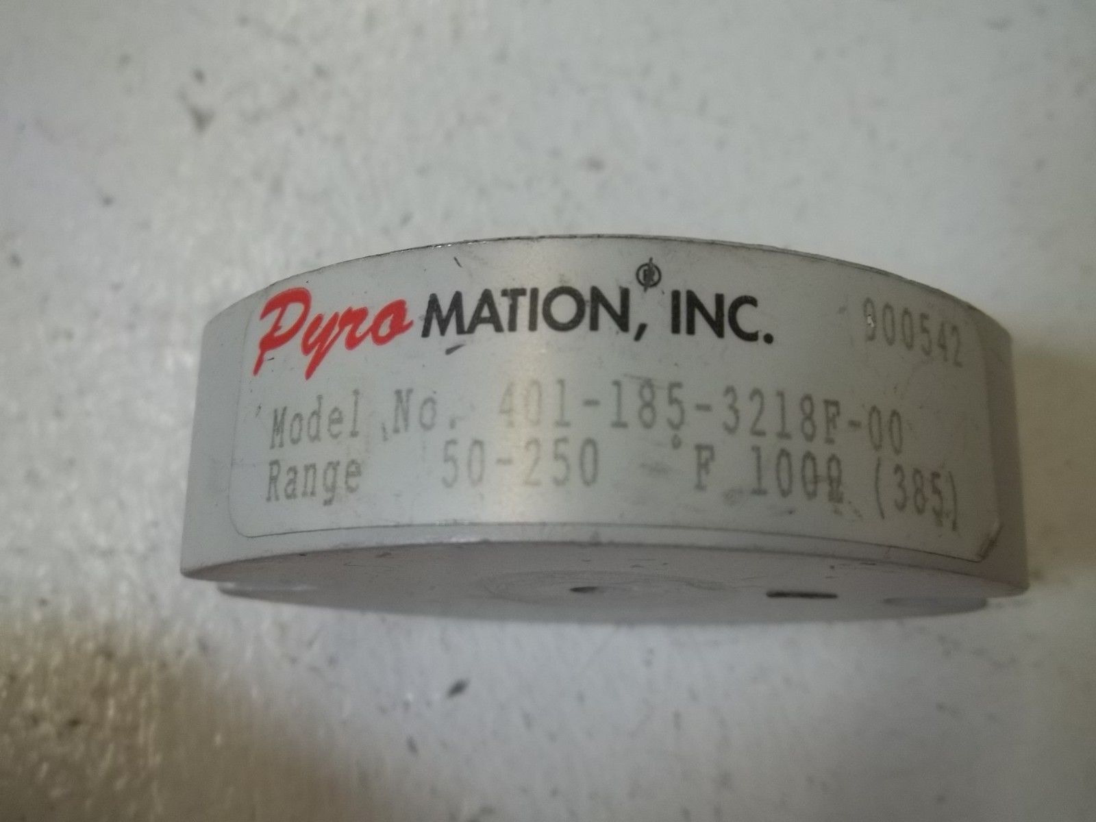 PYROMATION INC. 401-185-3218F-00 TRANSMITTER 50-250 UNMP