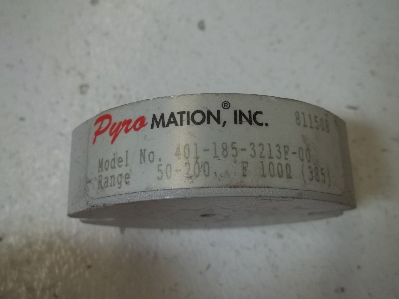 PYROMATION INC. 401-185-3213F-00 TRANSMITTER 50-200 UNMP