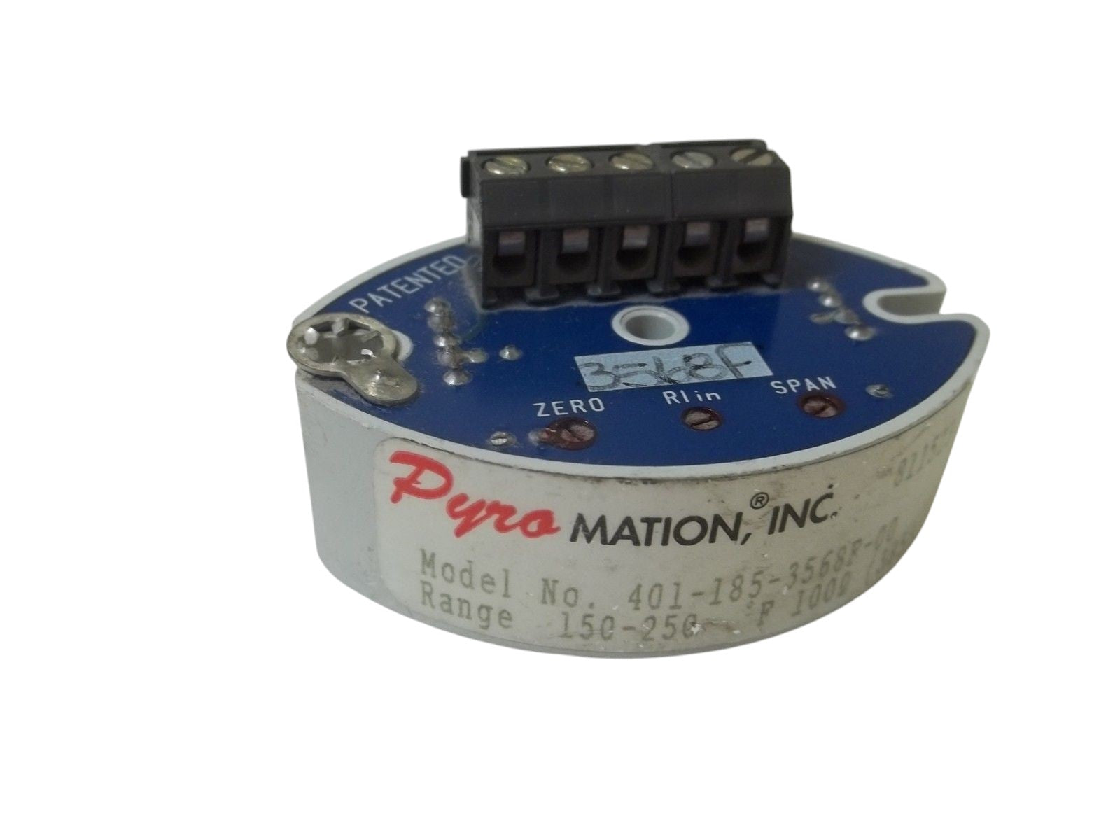 PYROMATION INC. 401-185-3568F-00 TRANSMITTER 150-250 UNMP