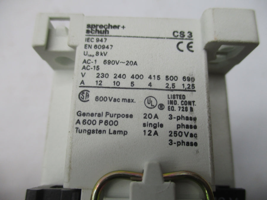 SPRECHER + SCHUH CS3-42E-120 110/120V NSMP