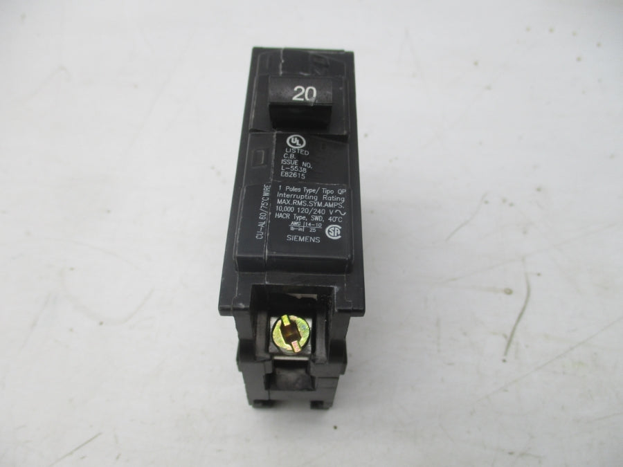 SIEMENS Q120 120/240V 20A NSNP