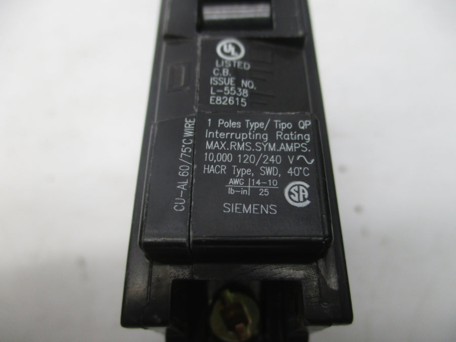 SIEMENS Q120 120/240V 20A NSNP