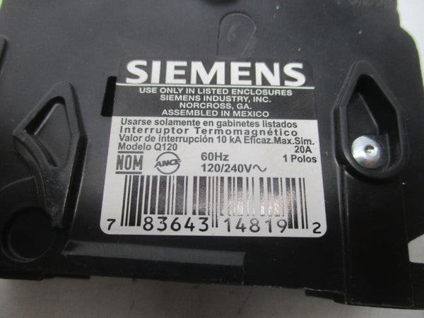 SIEMENS Q120 120/240V 20A NSNP