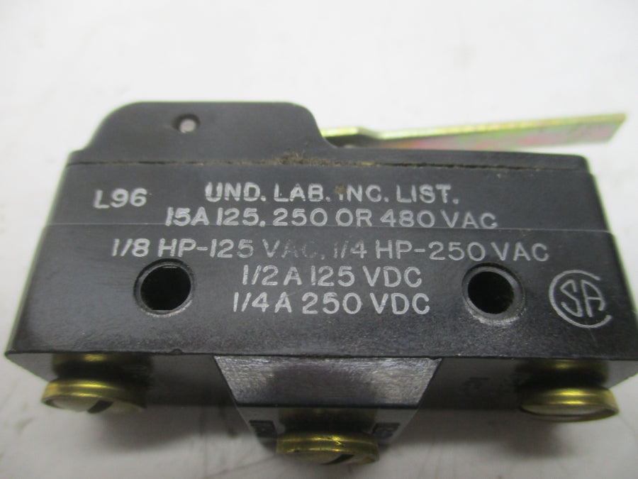 MICRO SWITCH BZ-2RW8497-A2 480VAC 15A NSNP