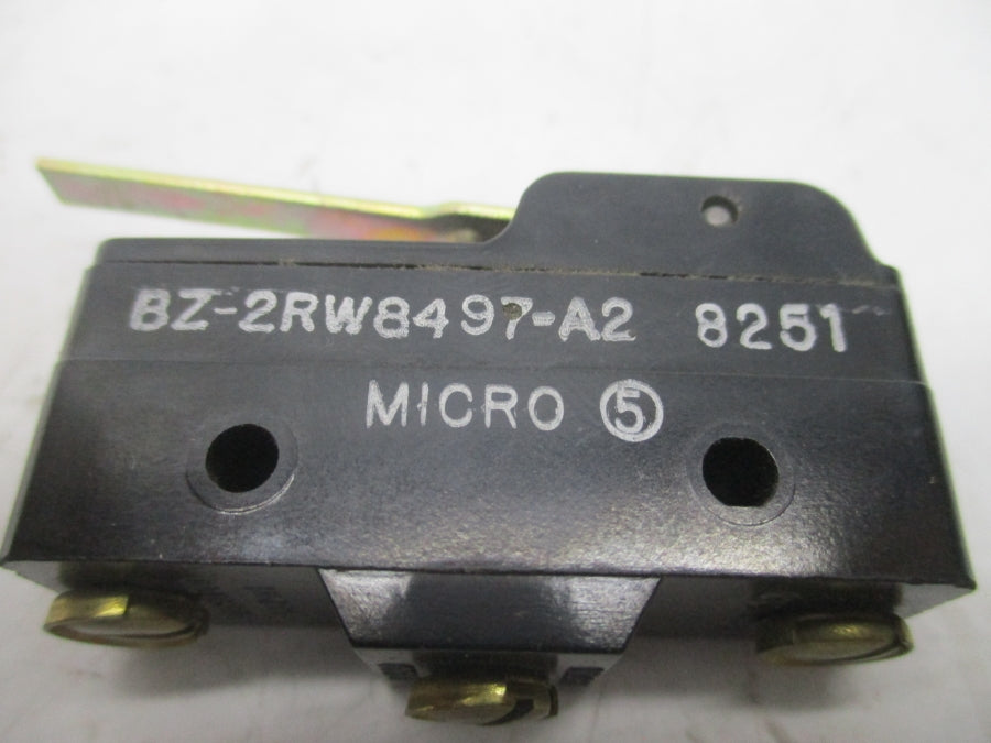 MICRO SWITCH BZ-2RW8497-A2 480VAC 15A NSNP
