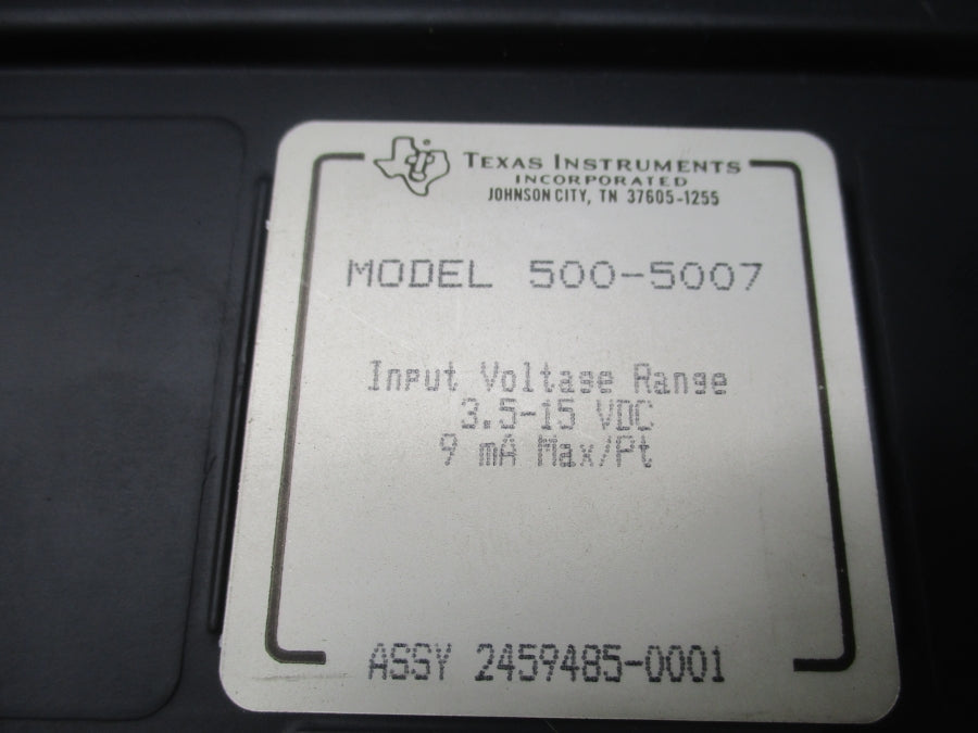 TEXAS INSTRUMENTS 500-5007 3.5-15VDC UNMP