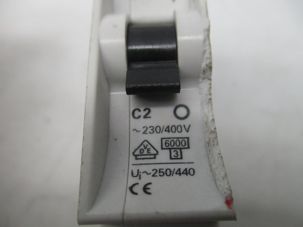 SIEMENS 5SX21 230/400V 2A (AS PICTURED) UNMP