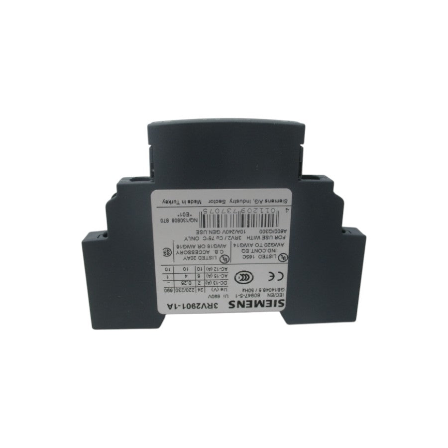 SIEMENS 3RV2901-1A 240V 10A NSNP