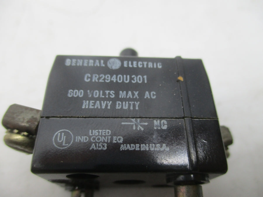GENERAL ELECTRIC CR2940U301 600VAC NSNP