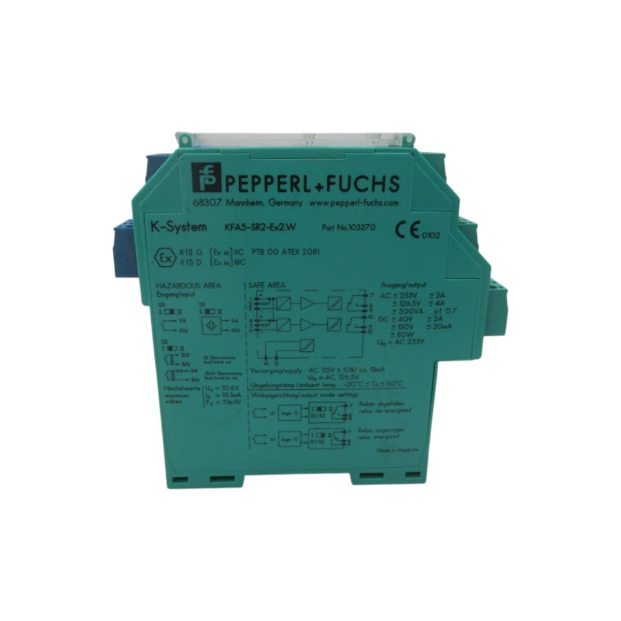 PEPPERL+FUCHS KFA5-SR2-EX2.W 103370S 253V 2A NSNP