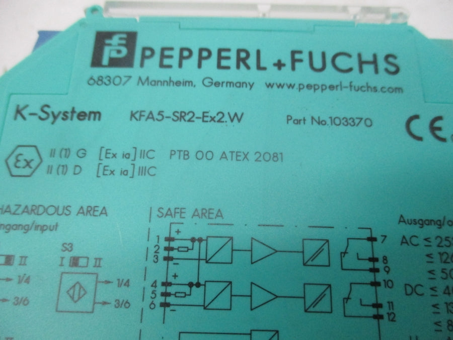 PEPPERL+FUCHS KFA5-SR2-EX2.W 103370S 253V 2A NSNP