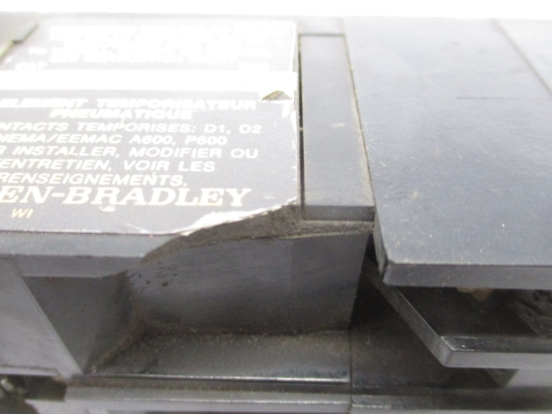 ALLEN BRADLEY 700-P200A1 SER. A 110/115-120V 60A (AS PICTURED) UNMP