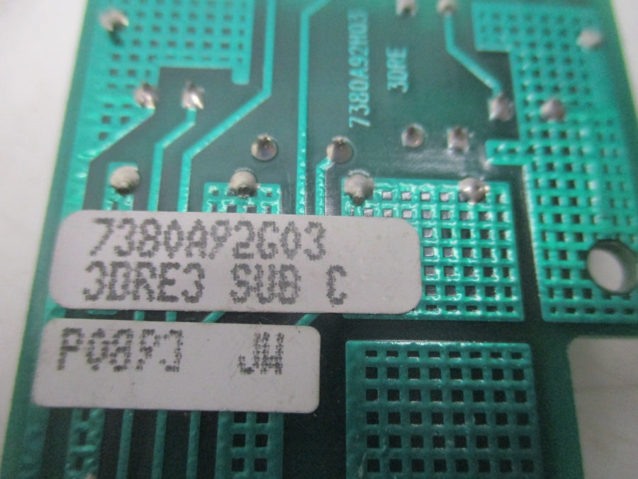 WESTINGHOUSE 7380A92H03 REV. C UNMP