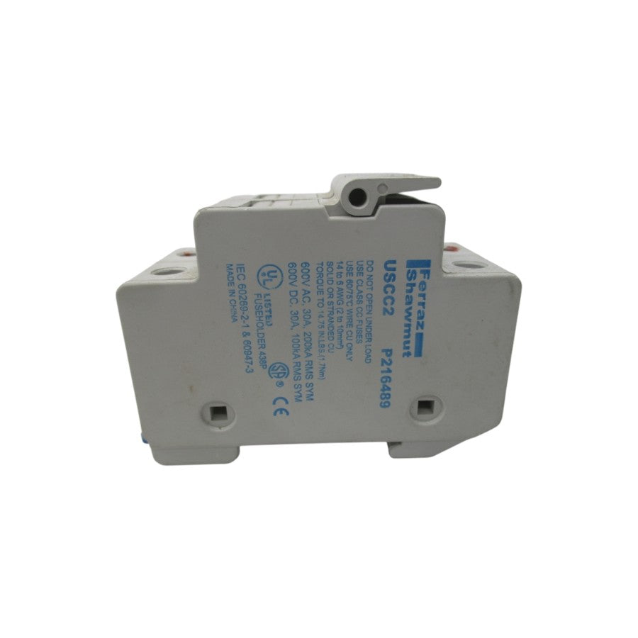 FERRAZ SHAWMUT USCC2 P216489 600VAC 30A UNMP