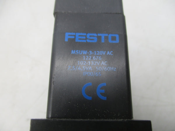 FESTO MUHX2-ZP-D-2-120W 34933 102-132VAC 13.7-145PSI NSMP