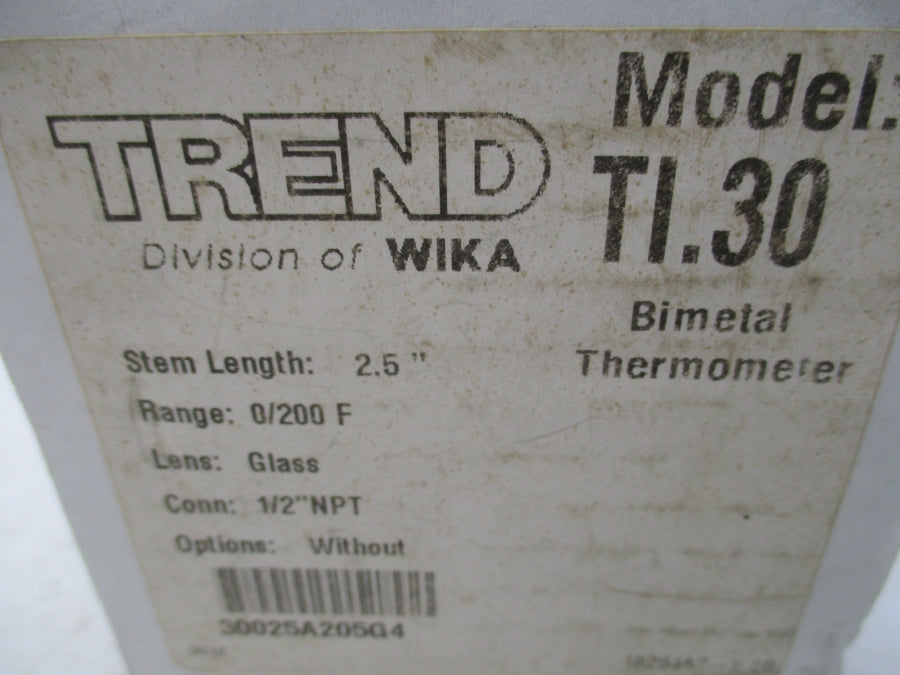 TREND TI.30 0-200'F 2.5" NSMP