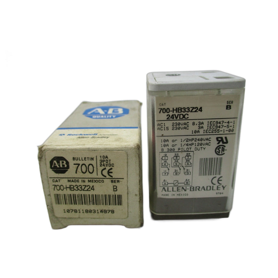 ALLEN BRADLEY 700-HB33Z24 SER. B 24VDC 10A NSMP