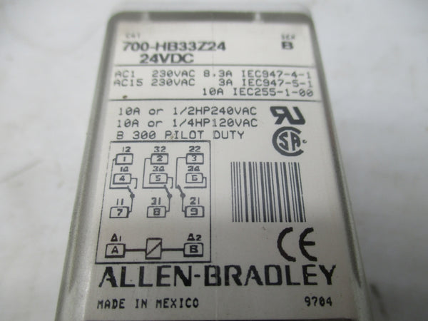 INDUSTRIAL SPARE PART 700-HB33Z24 SER. B 24VDC 10A NSMP
