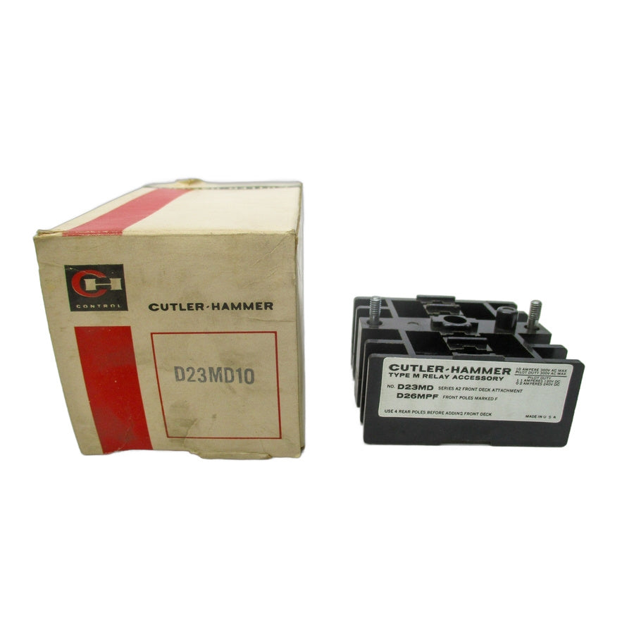 CUTLER HAMMER D23MD10 SER. A2 300VAC 10A NSMP