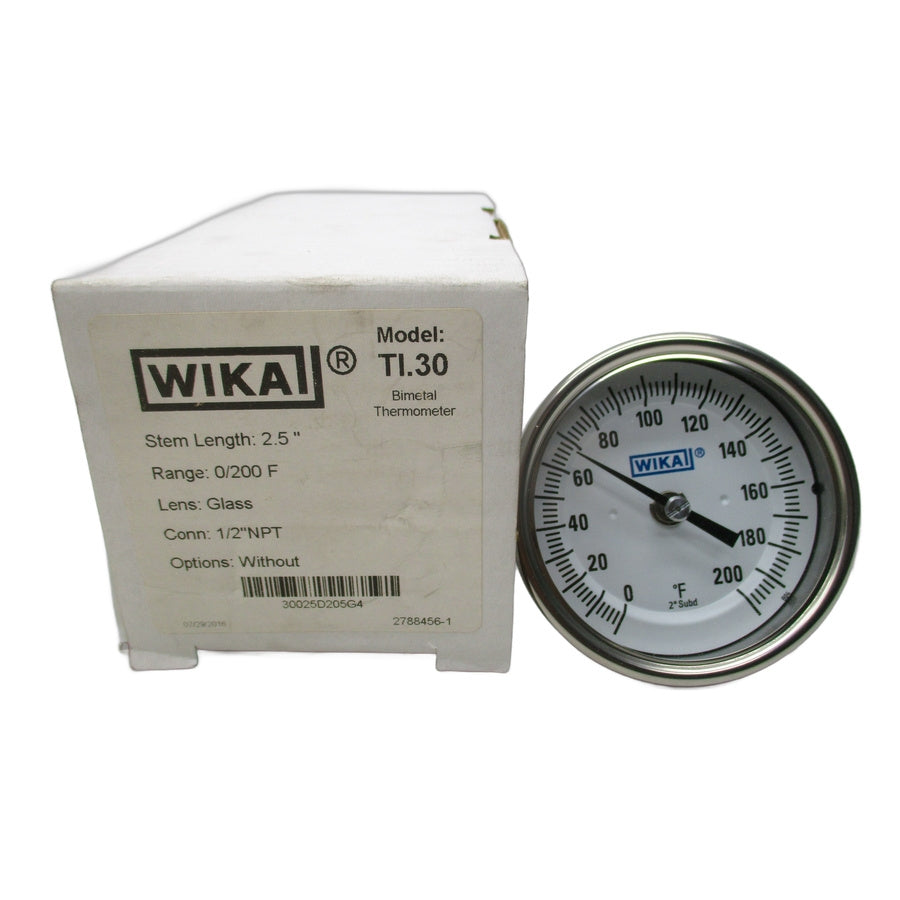 WIKA TI.30 0-200'F 2.5" NSMP