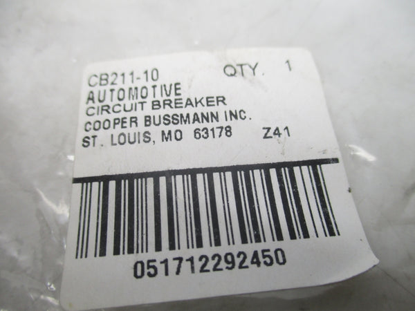 BUSSMAN CB211-10 14VDC 10A NSMP