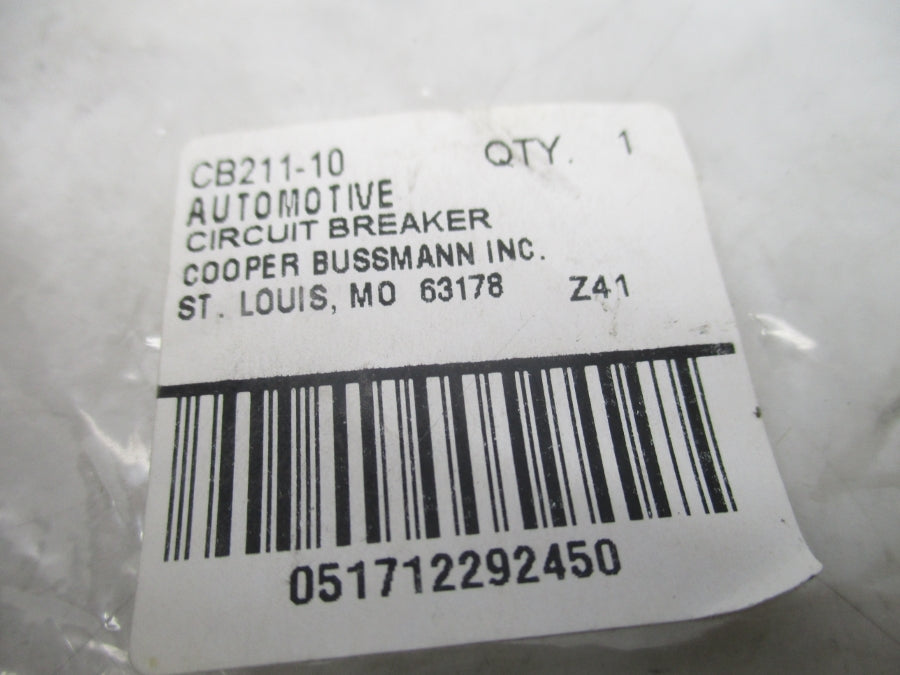 BUSSMAN CB211-10 14VDC 10A NSMP