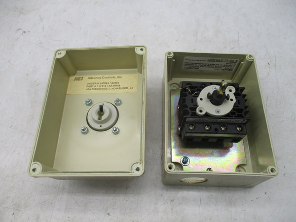 ADVANCE CONTROLS 111515/XA4NMA 40A UNMP