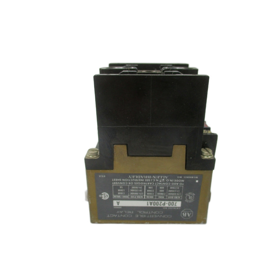 ALLEN BRADLEY 700-P200A1 SER. A 115-120/110V (AS PICTURED) UNMP