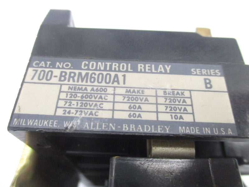 INDUSTRIAL SPARE PART 700-BRM600A1 SER. B 110/120V NSNP