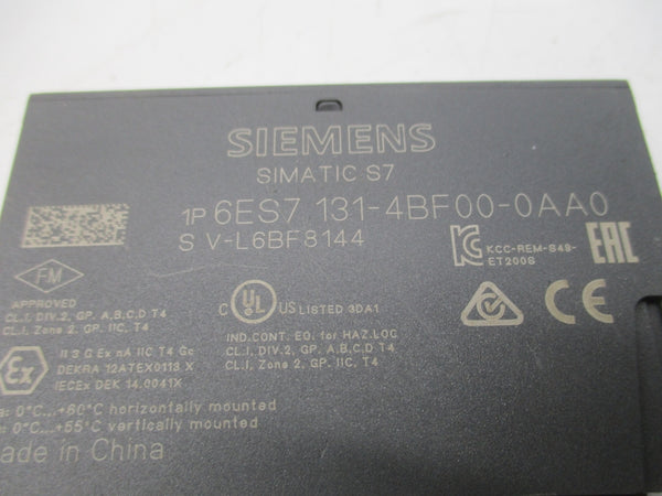 SIEMENS 6ES7131-4BF00-0AA0 24VDC UNMP