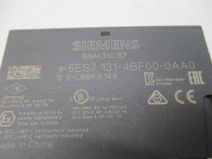 SIEMENS 6ES7131-4BF00-0AA0 24VDC UNMP