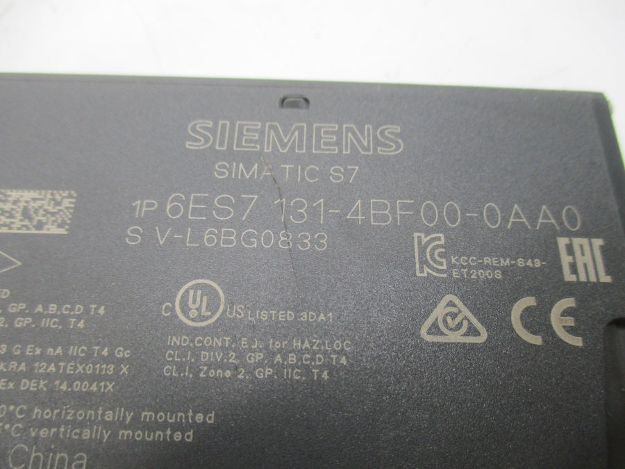 SIEMENS 6ES7131-4BF00-0AA0 24VDC UNMP