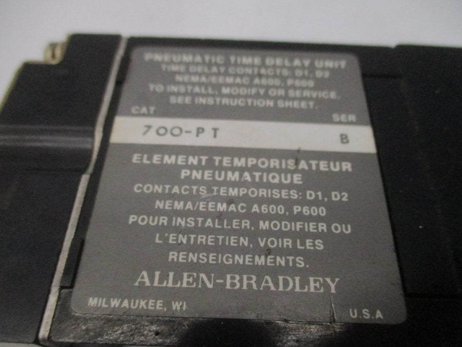 INDUSTRIAL SPARE PART 700-P400A1 SER. B 110/115-120V  UNMP