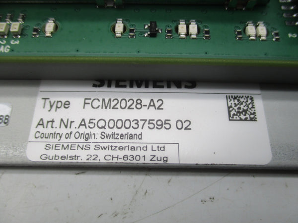 SIEMENS FCM2028-A2 A5Q0003759502 NSNP