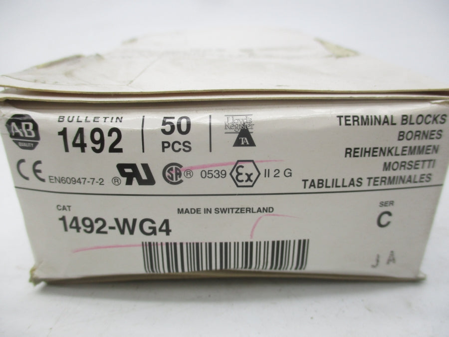 INDUSTRIAL SPARE PART 1492-WG4 SER. C (PKG OF 50) (WH) NSMP