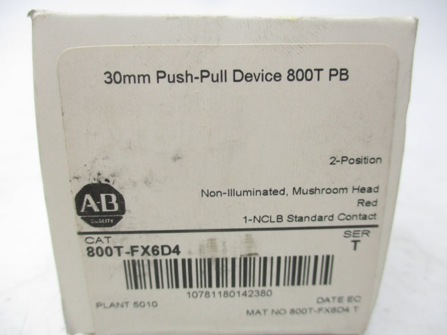 INDUSTRIAL SPARE PART 800T-FX6D4 SER. T (WH) NSFS