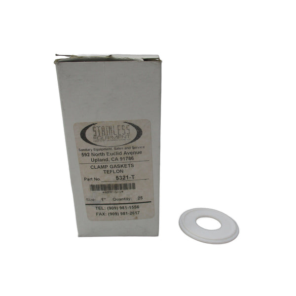 STAINLESS EQUIPMENT COMPANY 5321-T 1" (PKG OF 25) NSMP