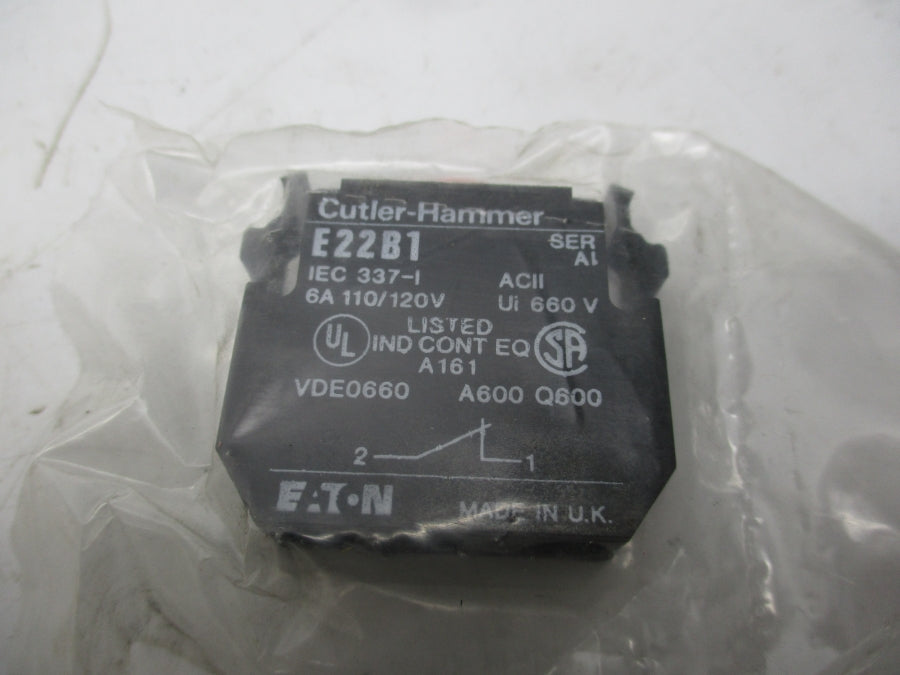 CUTLER HAMMER E22B1 SER. A1 110/120V 6A (PKG OF 9) NSMP