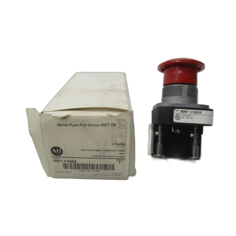 ALLEN BRADLEY 800T-FX6D4 SER. T (WH) NSMP